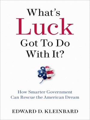 cover image of What's Luck Got to Do with It?